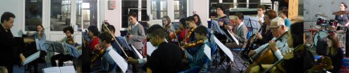 Les musiciens de l'Orchestre de l'EMGC.
